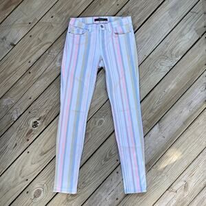 J Brand Women's Candy Stripe Skinny Jeans Size 27